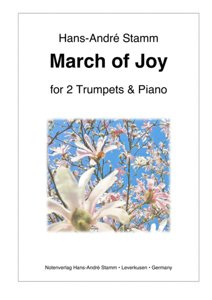 March of Joy for 2 Trumpets & Piano
