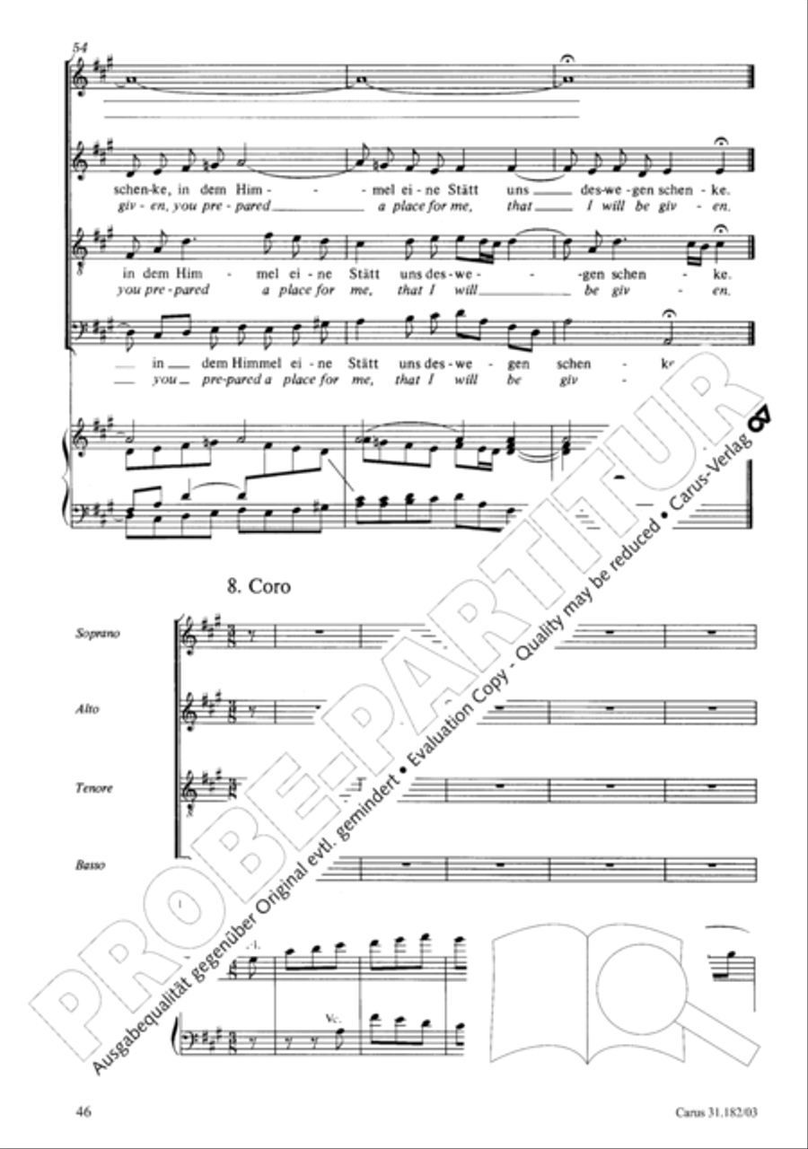 Himmelskonig, sei willkommen (King of heaven, be most welcome) ATB scores gallery preview page 46