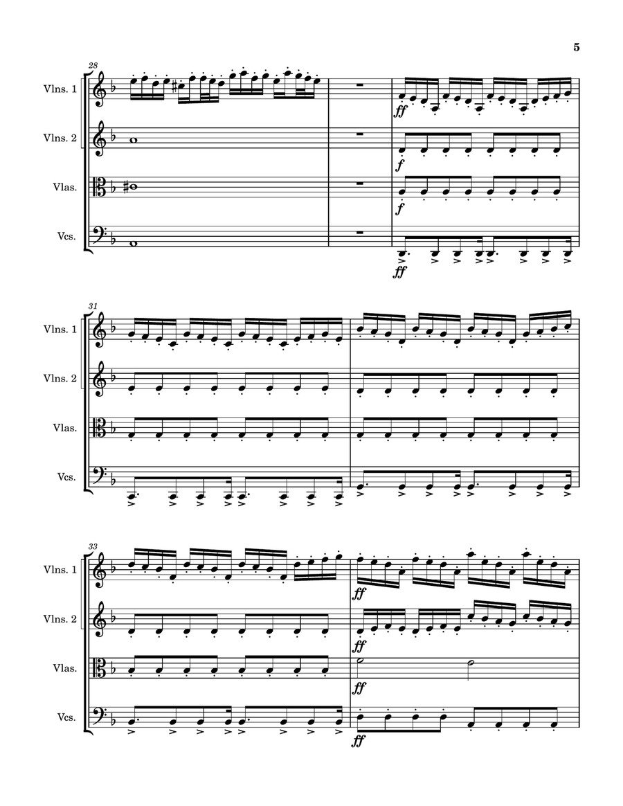 Archangel - Trailer String Quartet scores gallery preview page 5