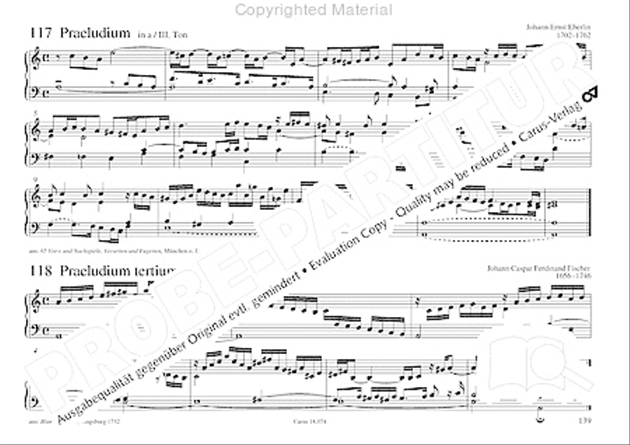 Organo pleno. Orgelstucke zum Ein- und Auszug Organ Solo scores gallery preview page 147