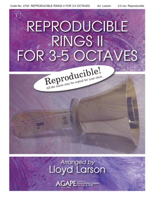 Book cover for Reproducible Rings for 3-5 Octaves, Vol. 2