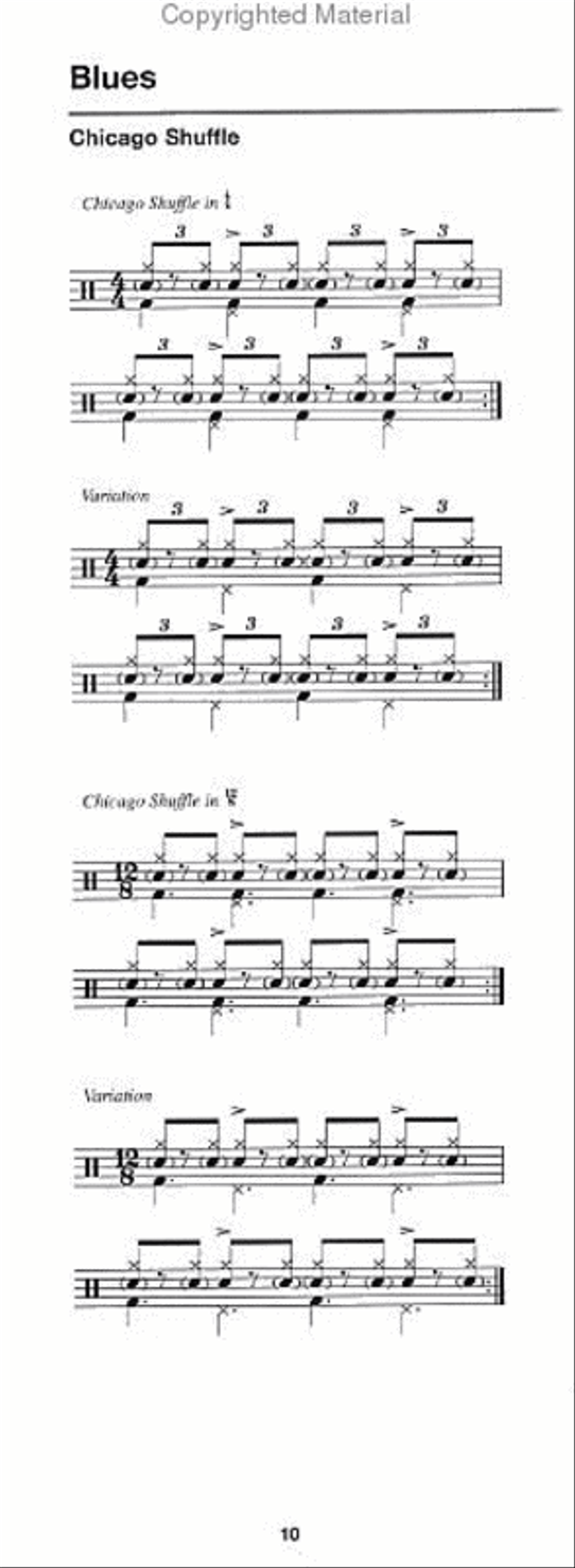 The Stick Bag Book of Rhythm and Percussion Drums scores gallery preview page 2