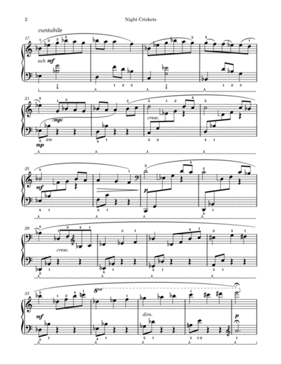Forest Rhythms Piano Solo scores gallery preview page 4