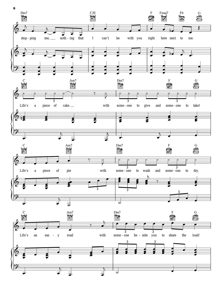Life's A Happy Song Life's A Happy Song Piano, Vocal, Guitar scores gallery preview page 6