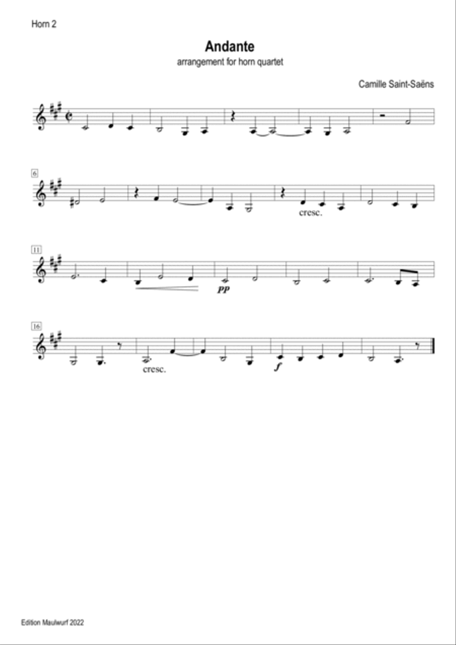 Andante Andante Brass Quartet scores gallery preview page 3