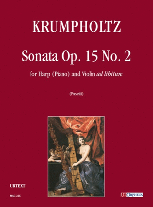 Sonata Op. 15 No. 2 for Harp (Piano) and Violin ad libitum