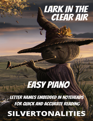 Book cover for Lark in the Clear Air for Easy Piano
