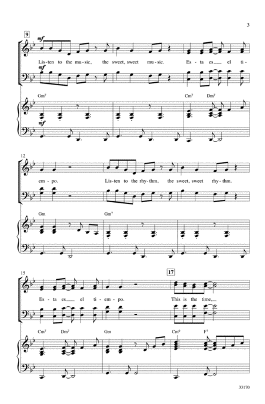 Esta Es el Tiempo Esta Es el Tiempo 4-Part scores gallery preview page 3