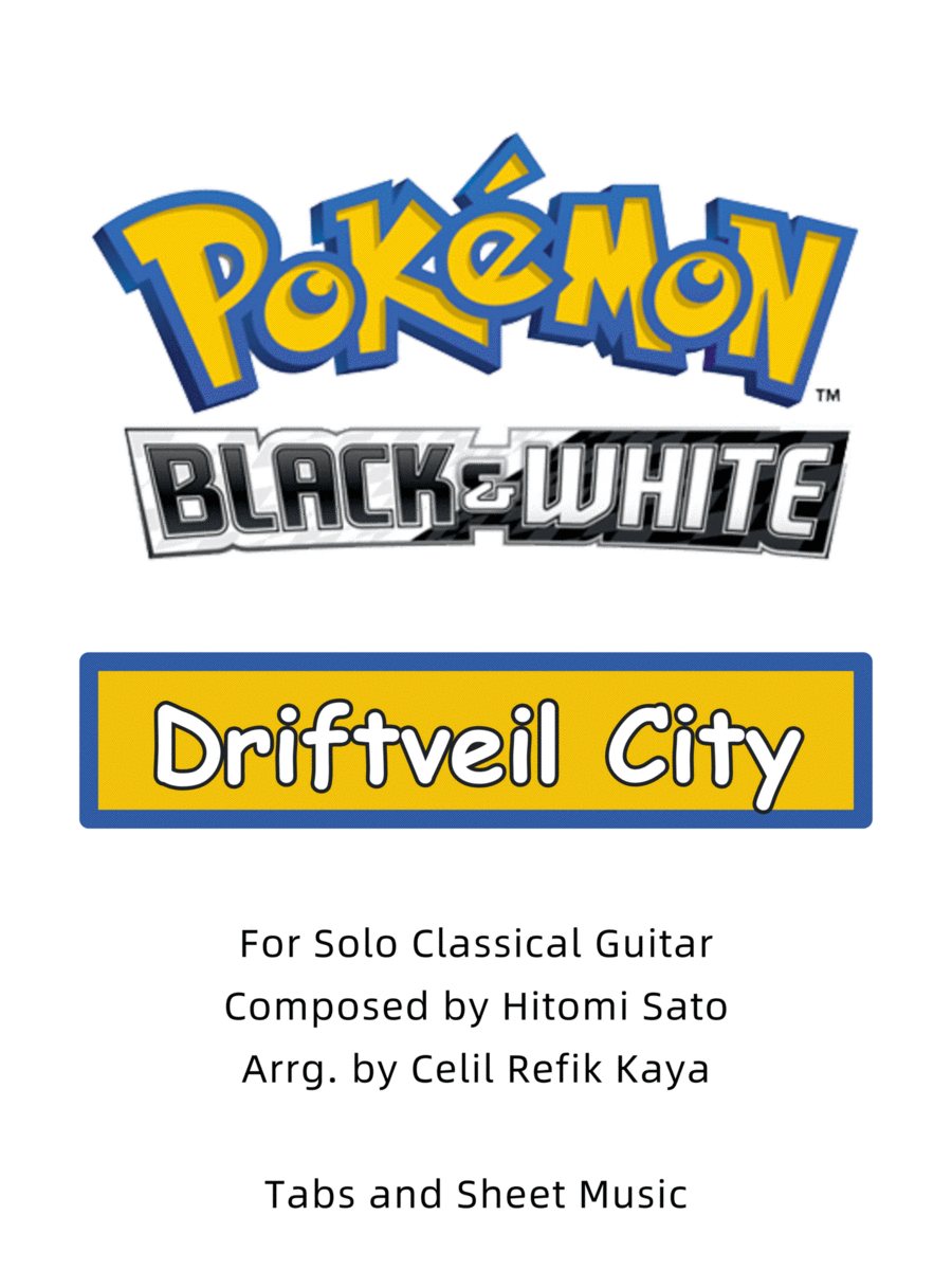Ly Cay Bong X Driftveil City - Pokemon Black And White Acoustic Guitar scores gallery preview page 1
