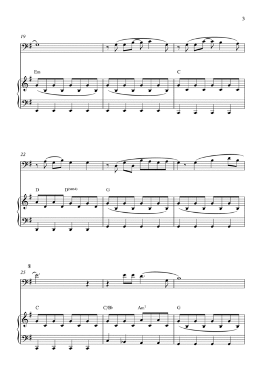 Every Breath You Take Piano scores gallery preview page 3