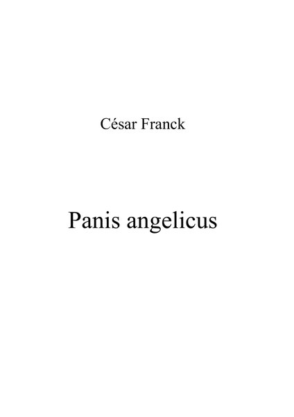 César Franck - Panis angelicus - D major key image number null