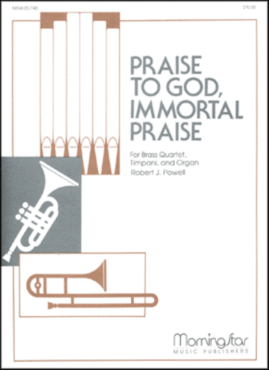 Praise to God, Immortal Praise Organ scores gallery preview page 1