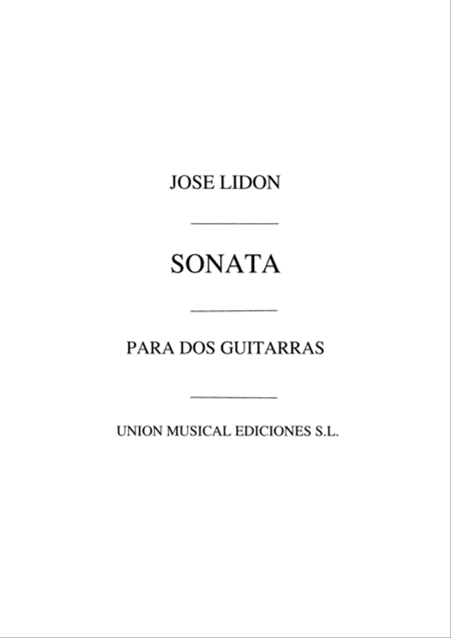 Sonata Acoustic Guitar scores gallery preview page 1
