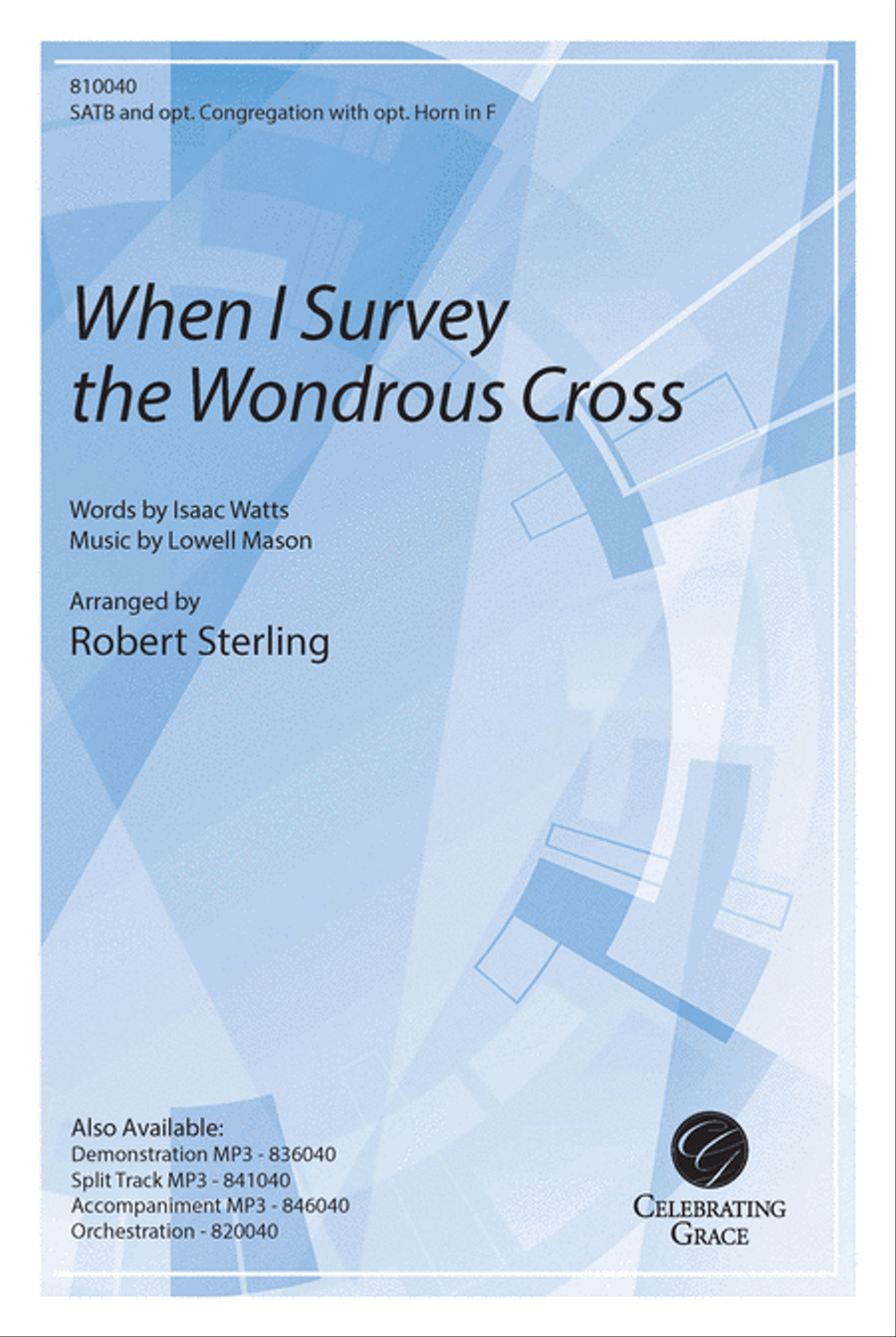 When I Survey the Wondrous Cross 4-Part scores gallery preview page 1