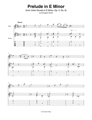 Prelude in E Minor (from Violin Sonata in E Minor, Op. 5, No. 8)