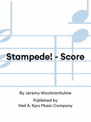 Stampede! - Score