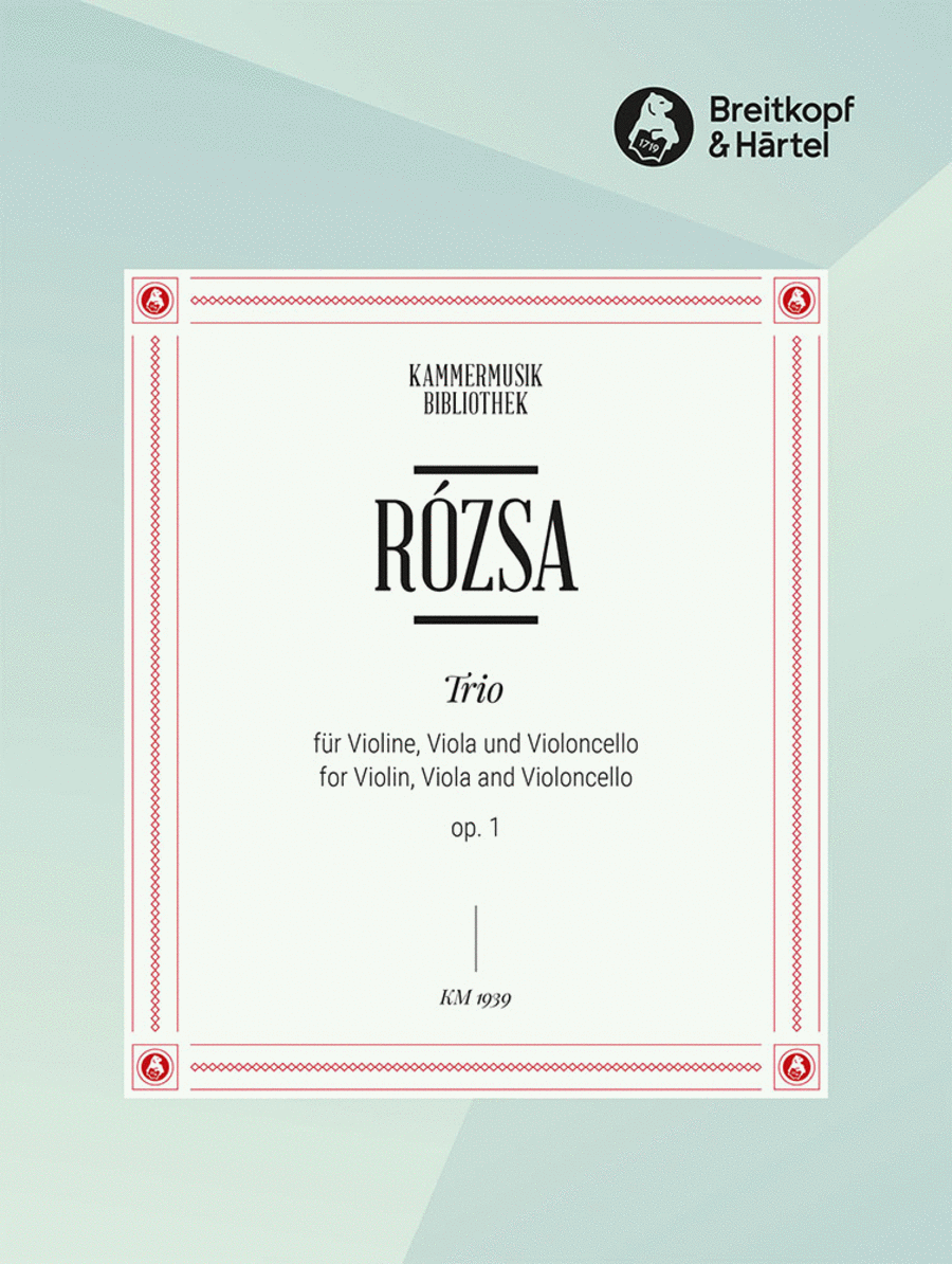 String Trio (Serenade) Op. 1 String Trio scores gallery preview page 1