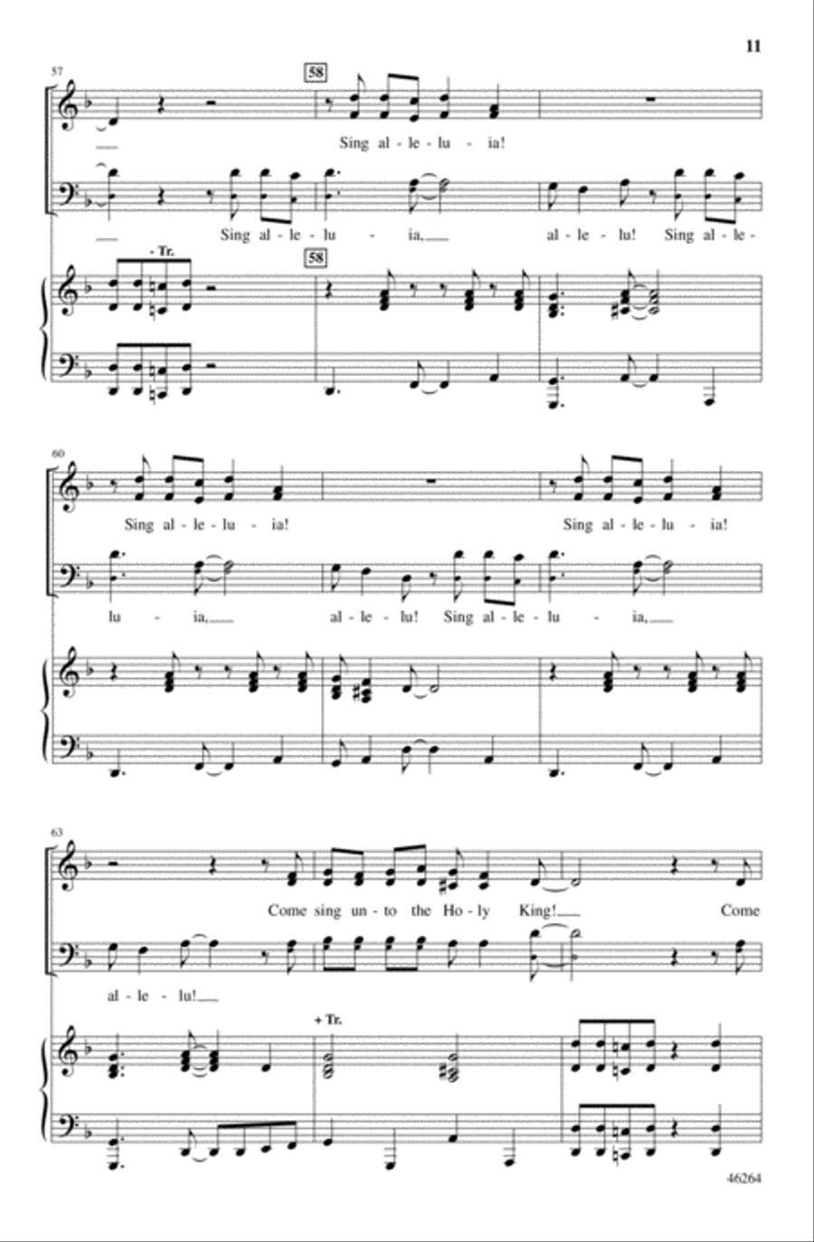 Calypso Cradle Carol Calypso Cradle Carol 4-Part scores gallery preview page 11