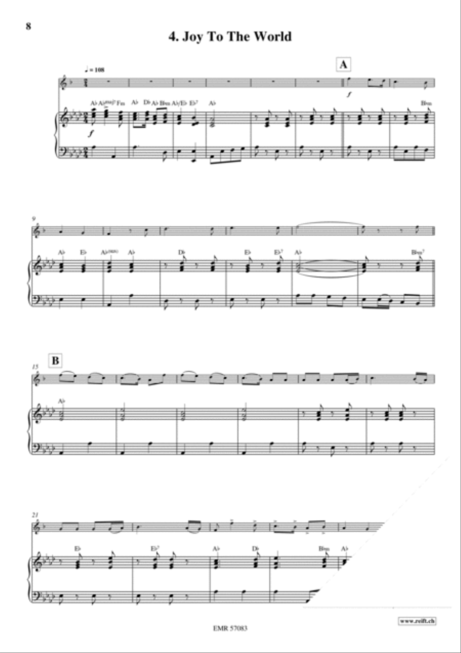 18 Christmas Songs Organ scores gallery preview page 7