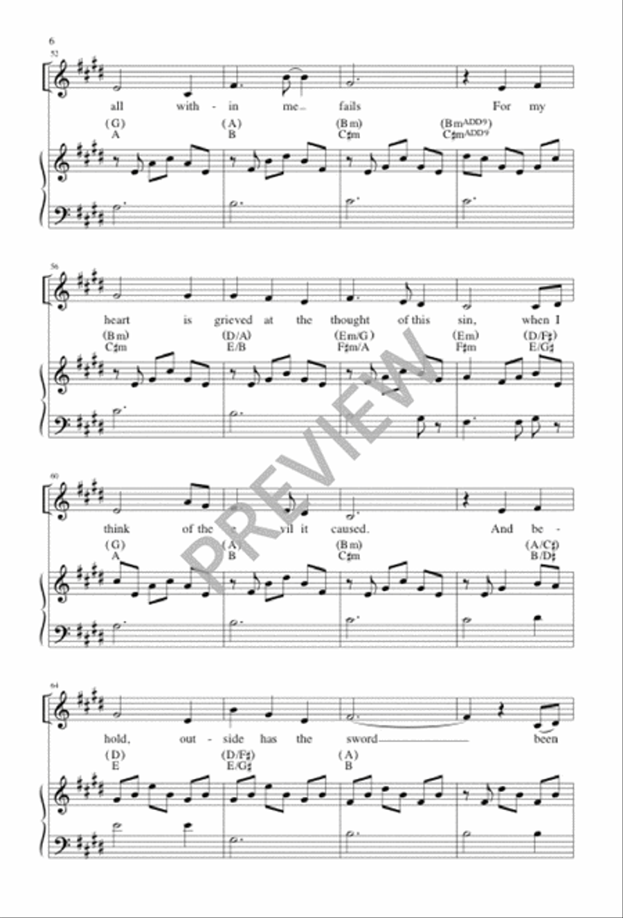Lamentation 4-Part scores gallery preview page 5