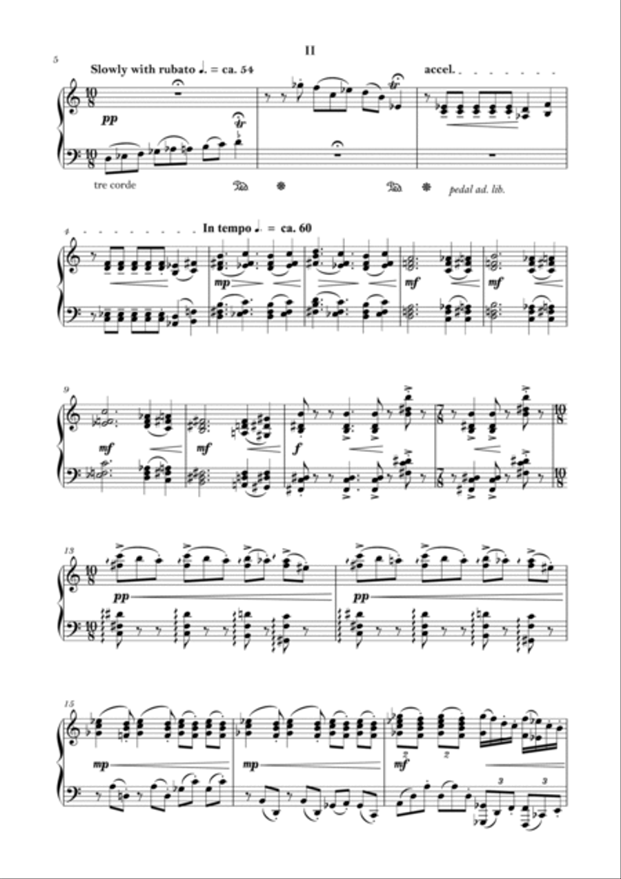 Three Pieces for Piano Three Pieces for Piano Piano Solo scores gallery preview page 6