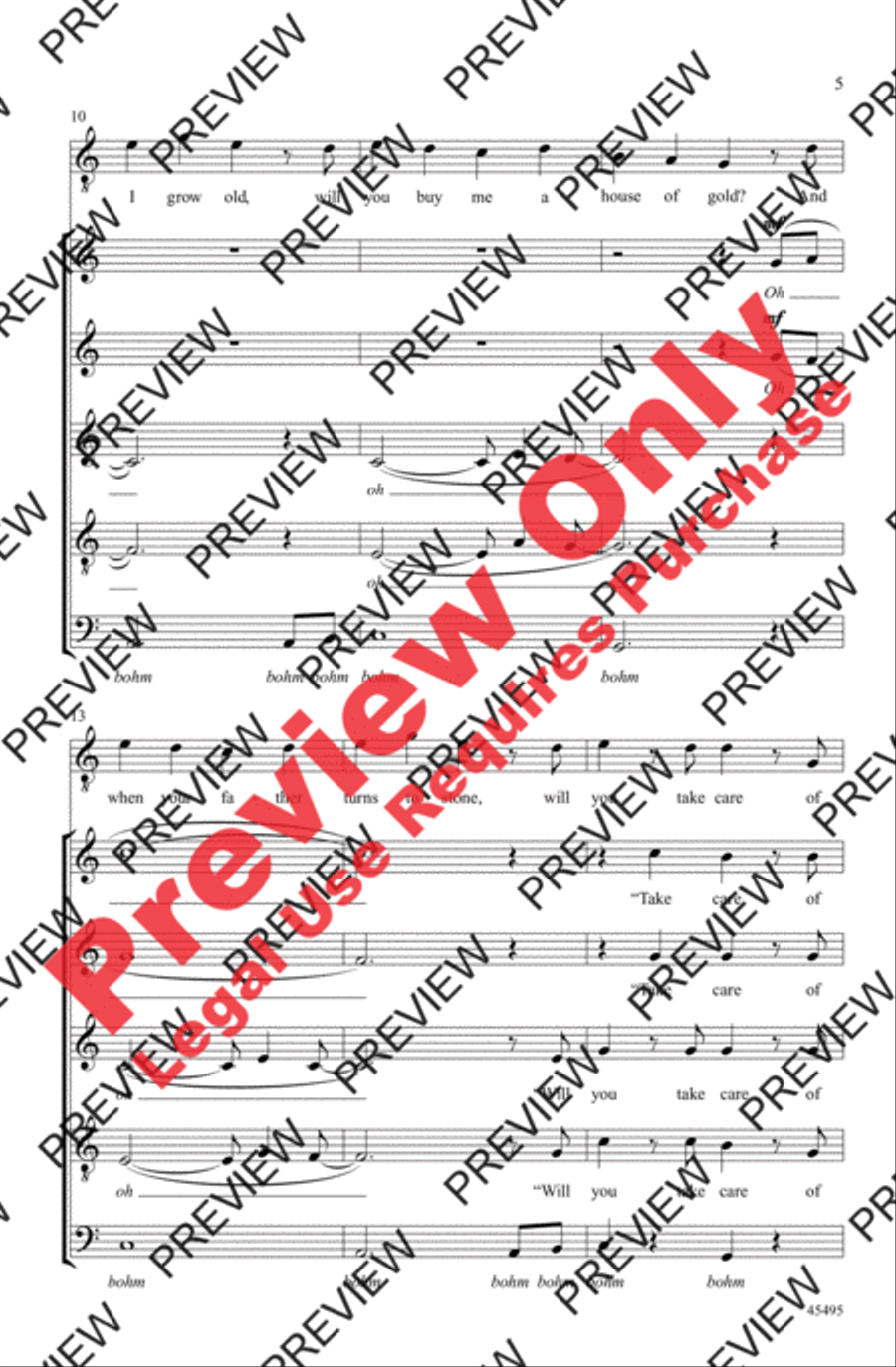 House of Gold House of Gold 4-Part scores gallery preview page 4