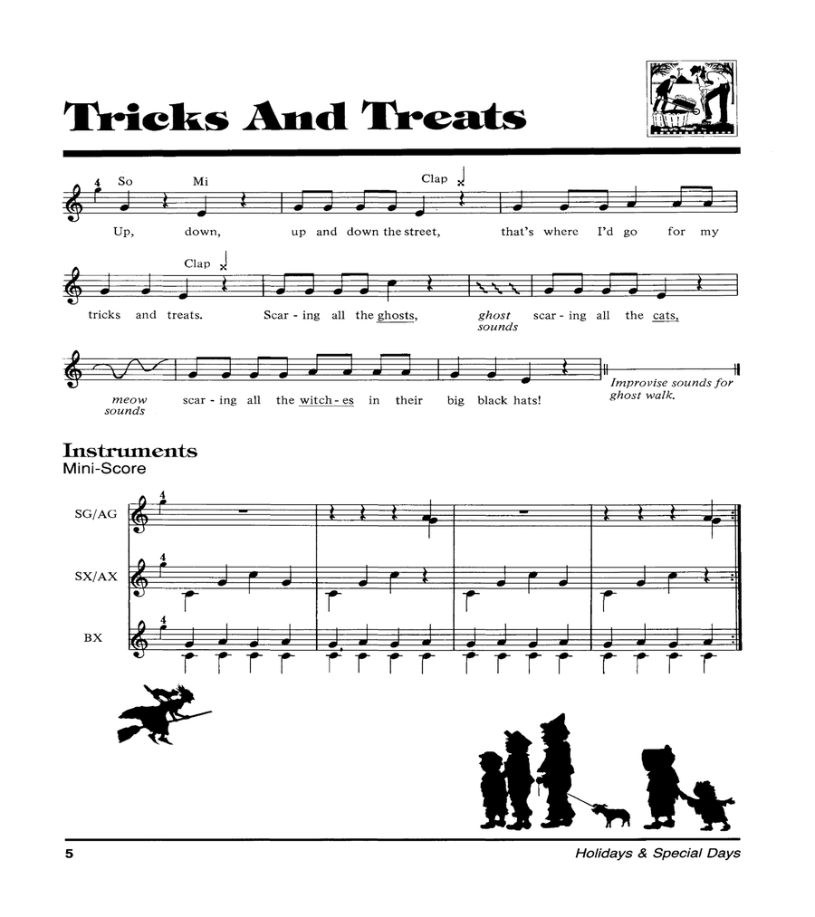 Holidays and Special Days Teacher Editions scores gallery preview page 7