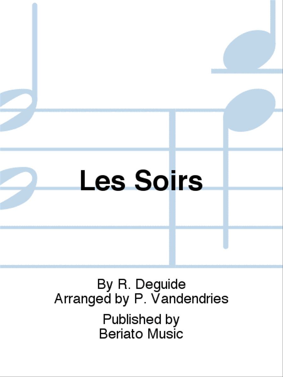 Les Soirs Voice Solo scores gallery preview page 1