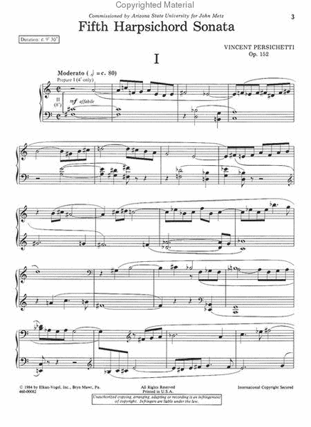 Fifth Harpsichord Sonata