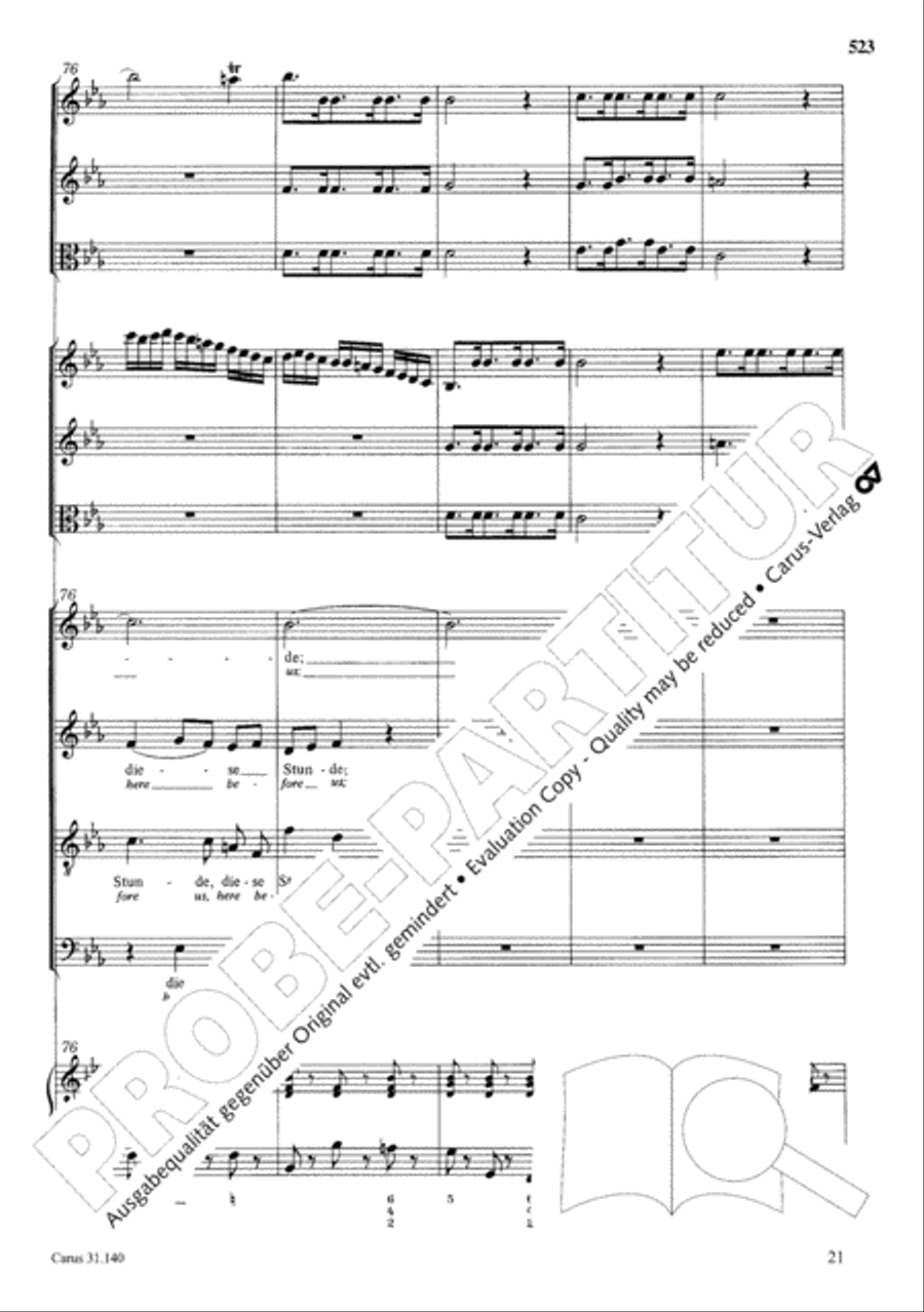 The Complete Sacred Vocal Works (Das geistliche Vokalwerk) Voice scores gallery preview page 524