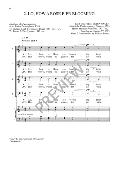 Six A Cappella Christmas Carols image number null