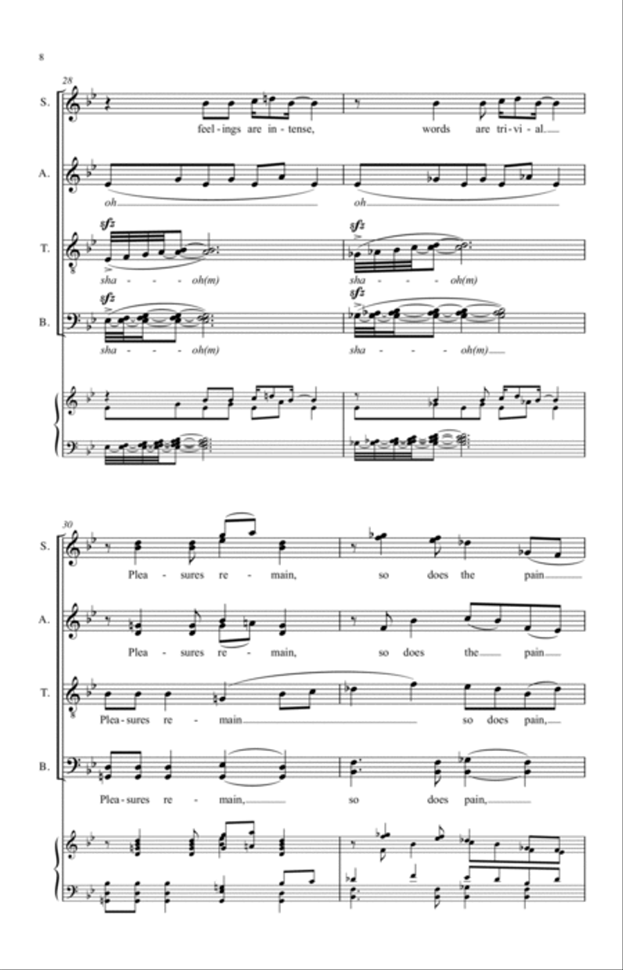 Enjoy The Silence 4-Part scores gallery preview page 6