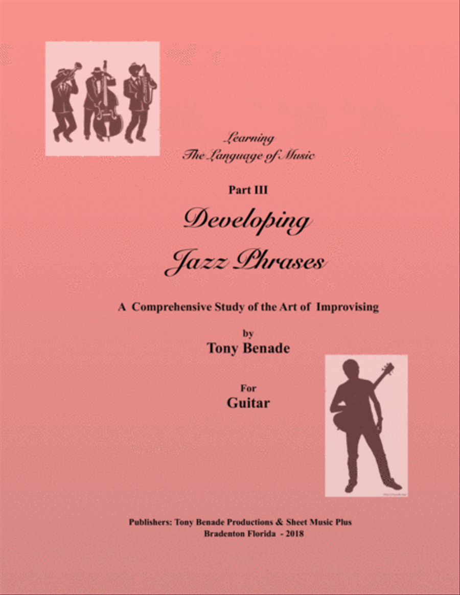 Developing Jazz Phrases for Guitar Electric Guitar scores gallery preview page 1