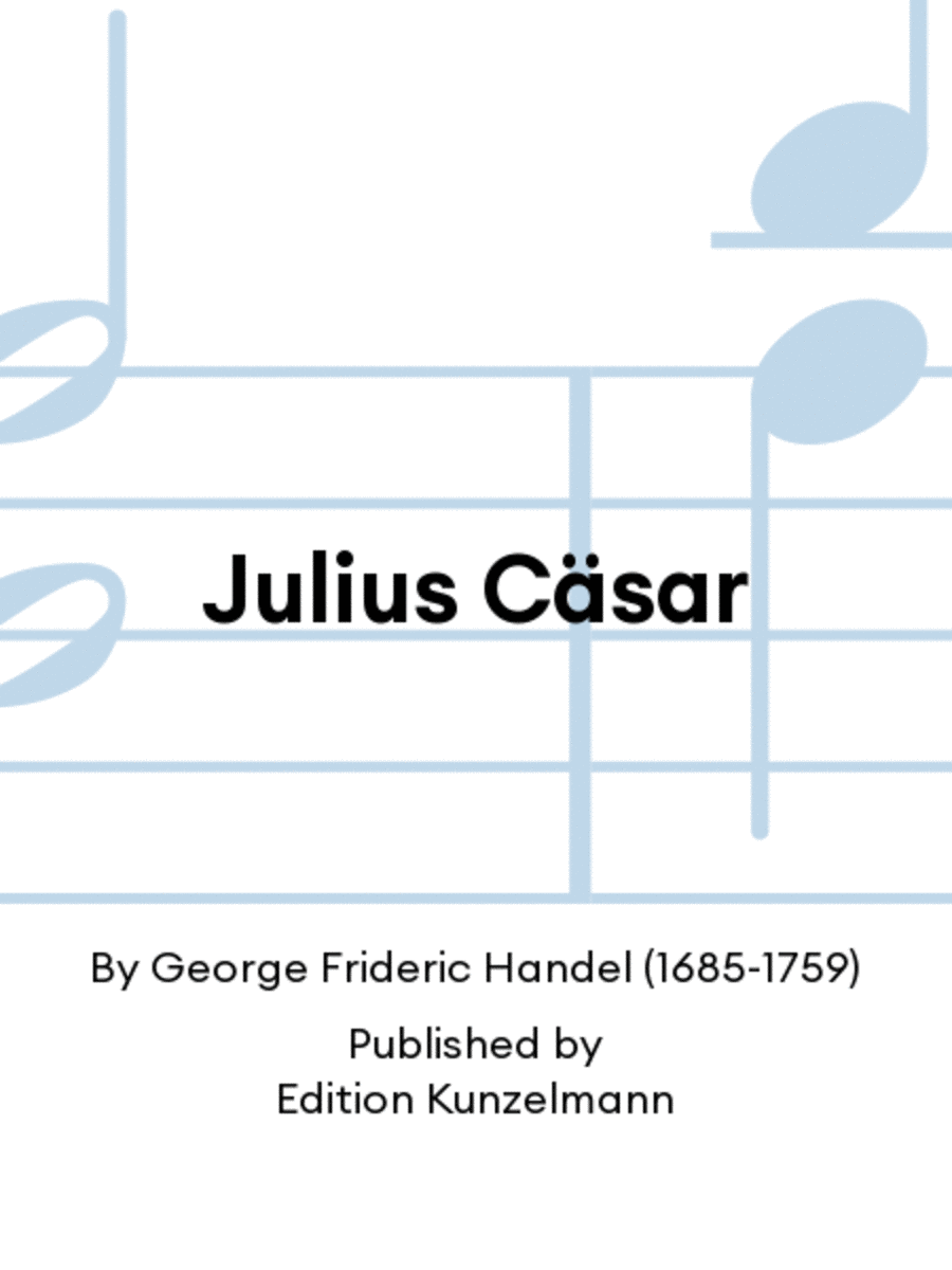 Julius Cäsar Libretti scores gallery preview page 1