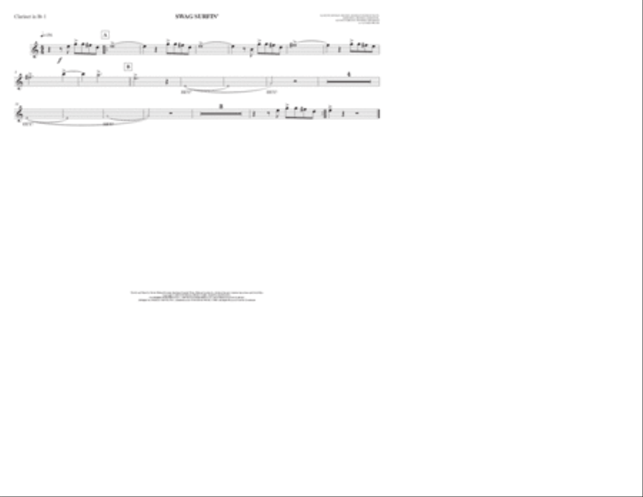 Swag Surfin' Marching Band scores gallery preview page 4
