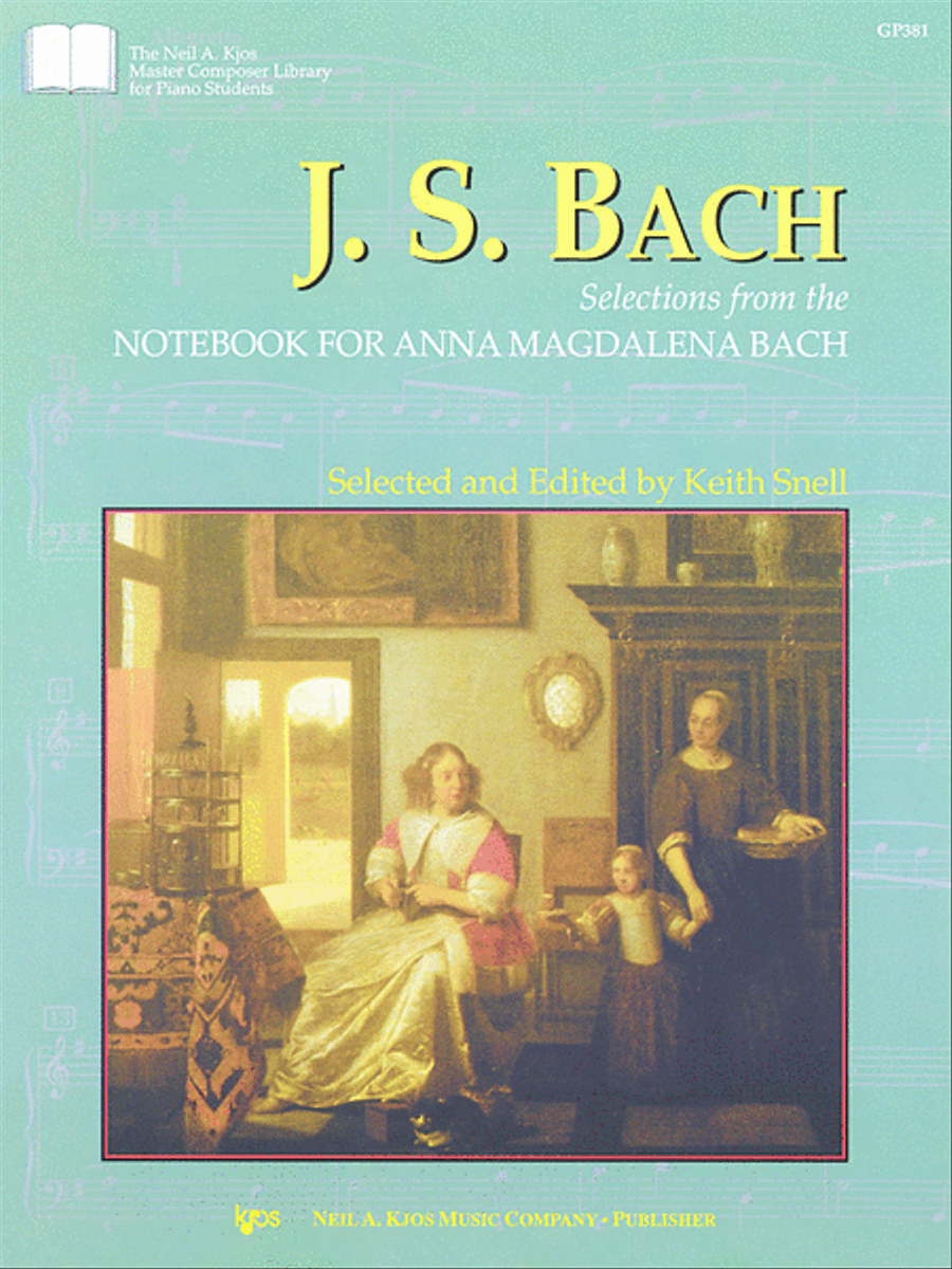 Selections From The Notebook For Anna Magdalena Bach Piano Solo scores gallery preview page 1