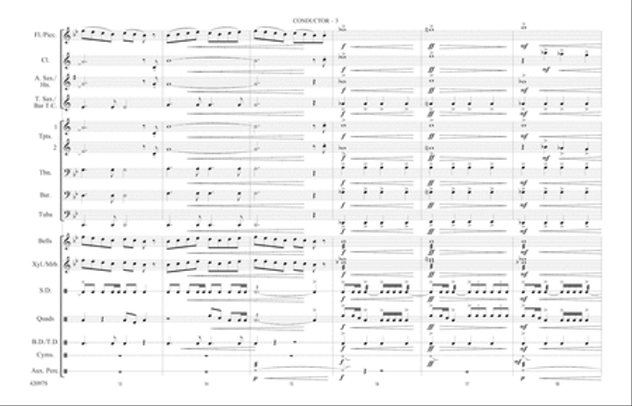 Man of Steel, Part 1: Score Marching Band scores gallery preview page 3