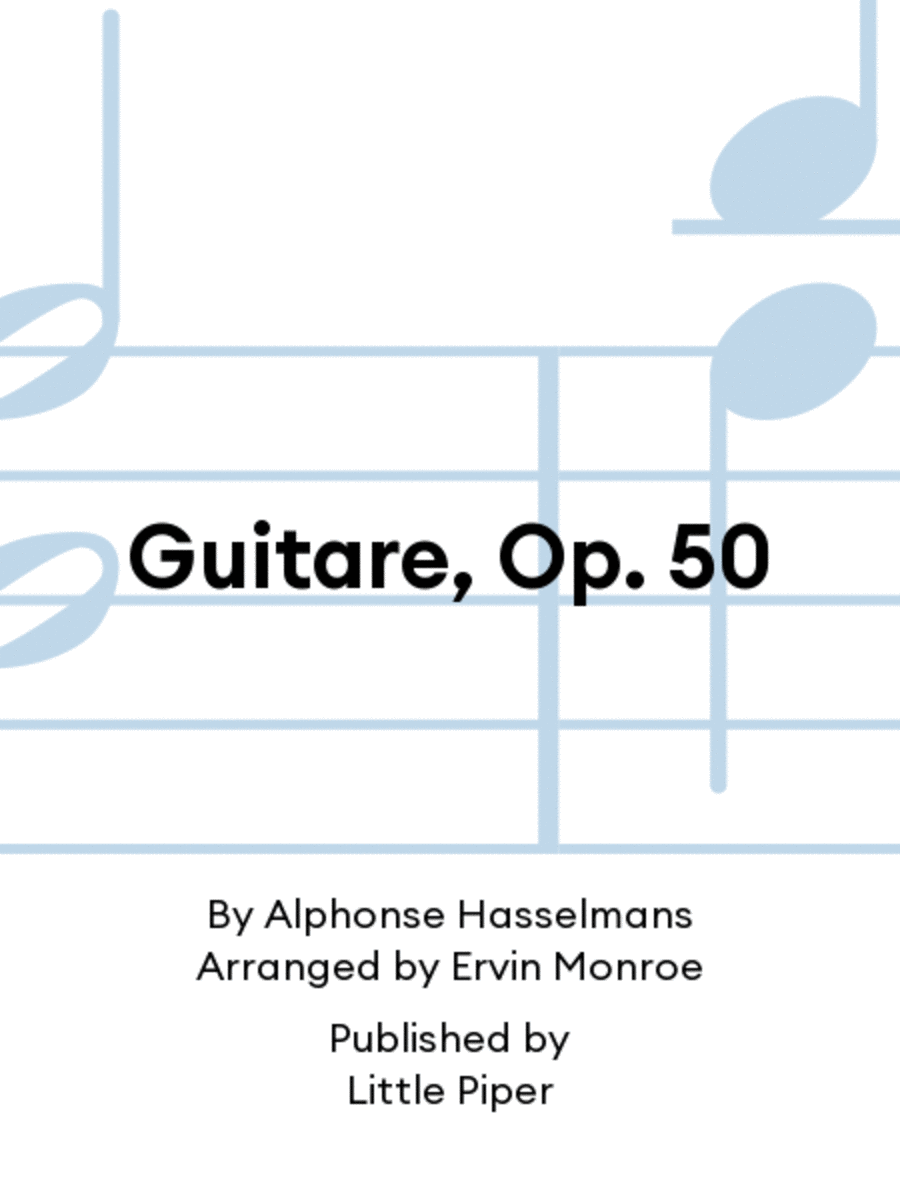 Guitare, Op. 50 Flute scores gallery preview page 1