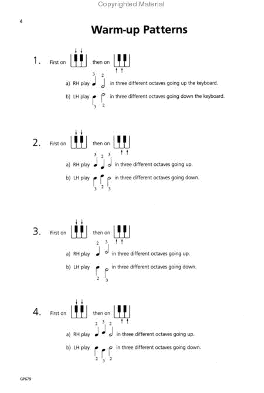 Beginning Piano Technic Piano Method scores gallery preview page 2