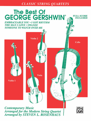 Book cover for The Best of George Gershwin - String Quartets