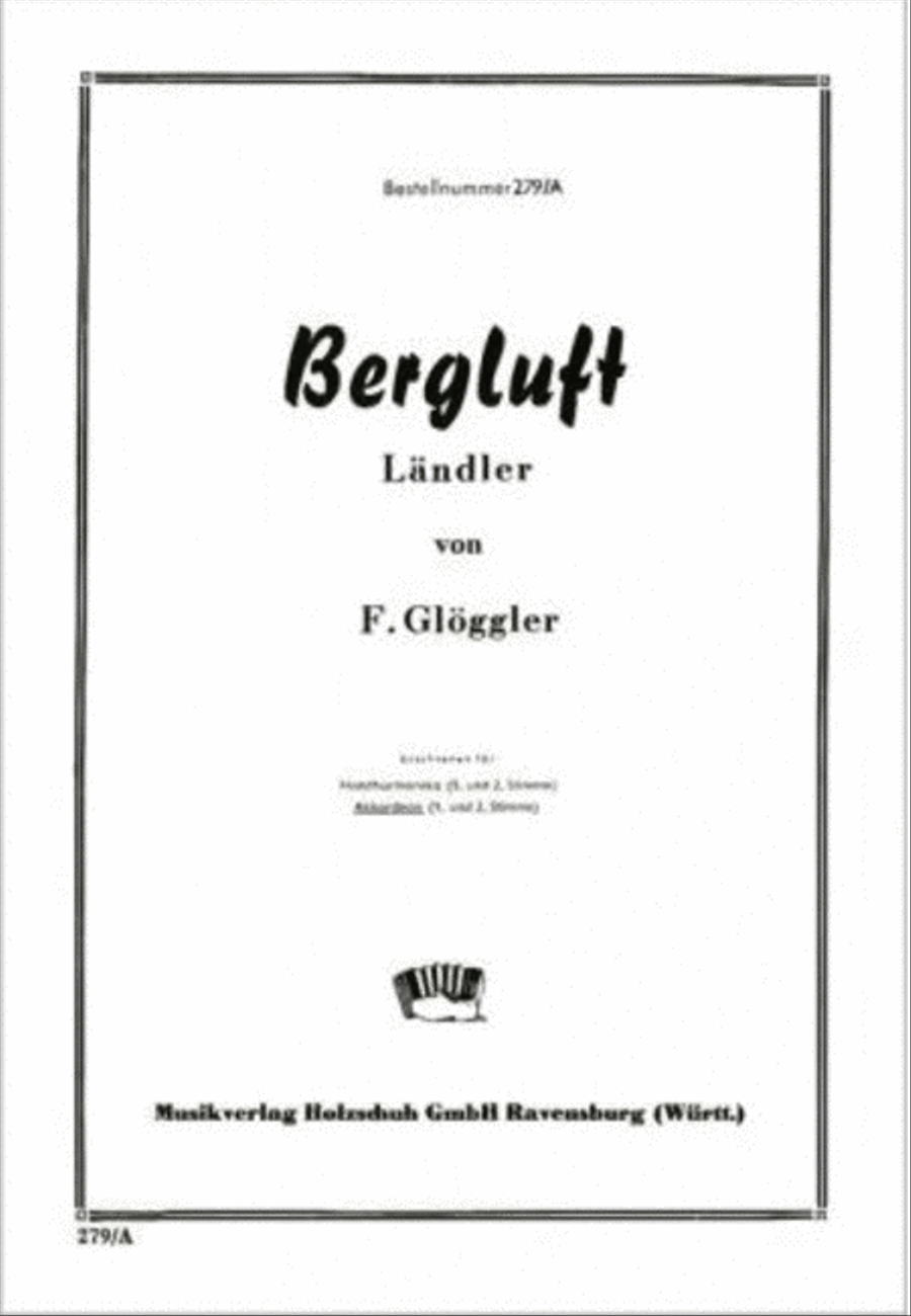 Bergluft Accordion scores gallery preview page 1