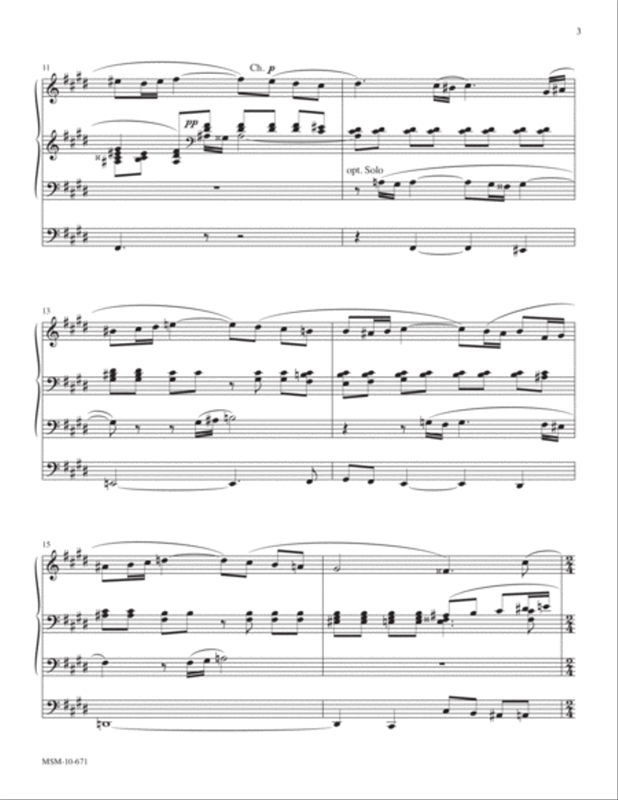 Vocalise Organ scores gallery preview page 3