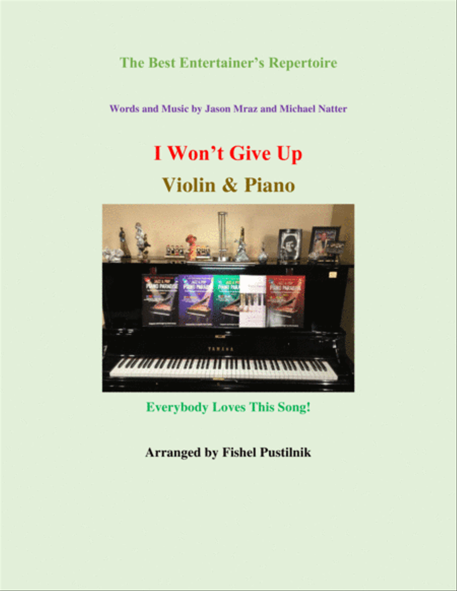 I Won't Give Up String Duet scores gallery preview page 1
