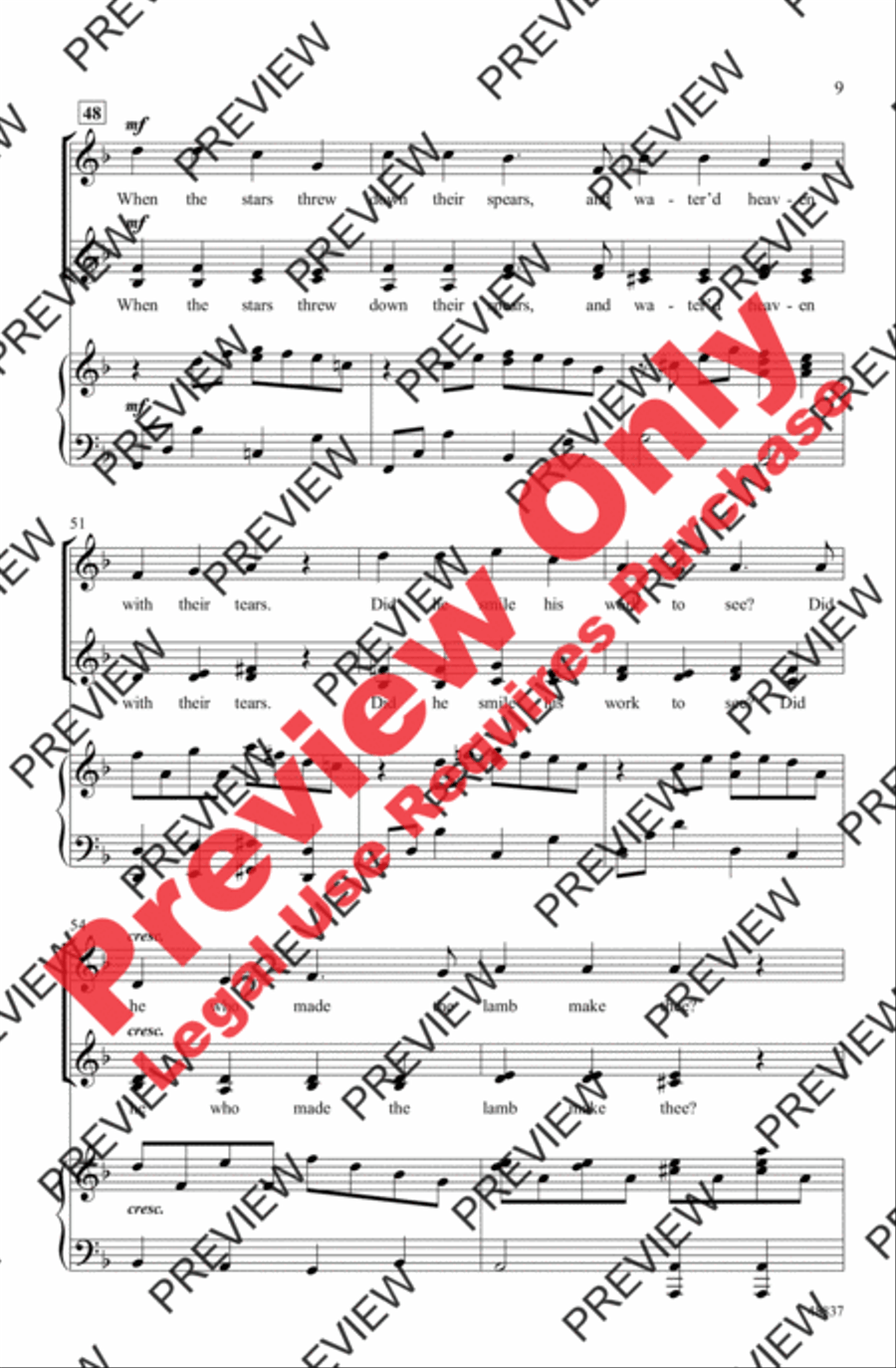 Tiger! Tiger! Women's Choir scores gallery preview page 8