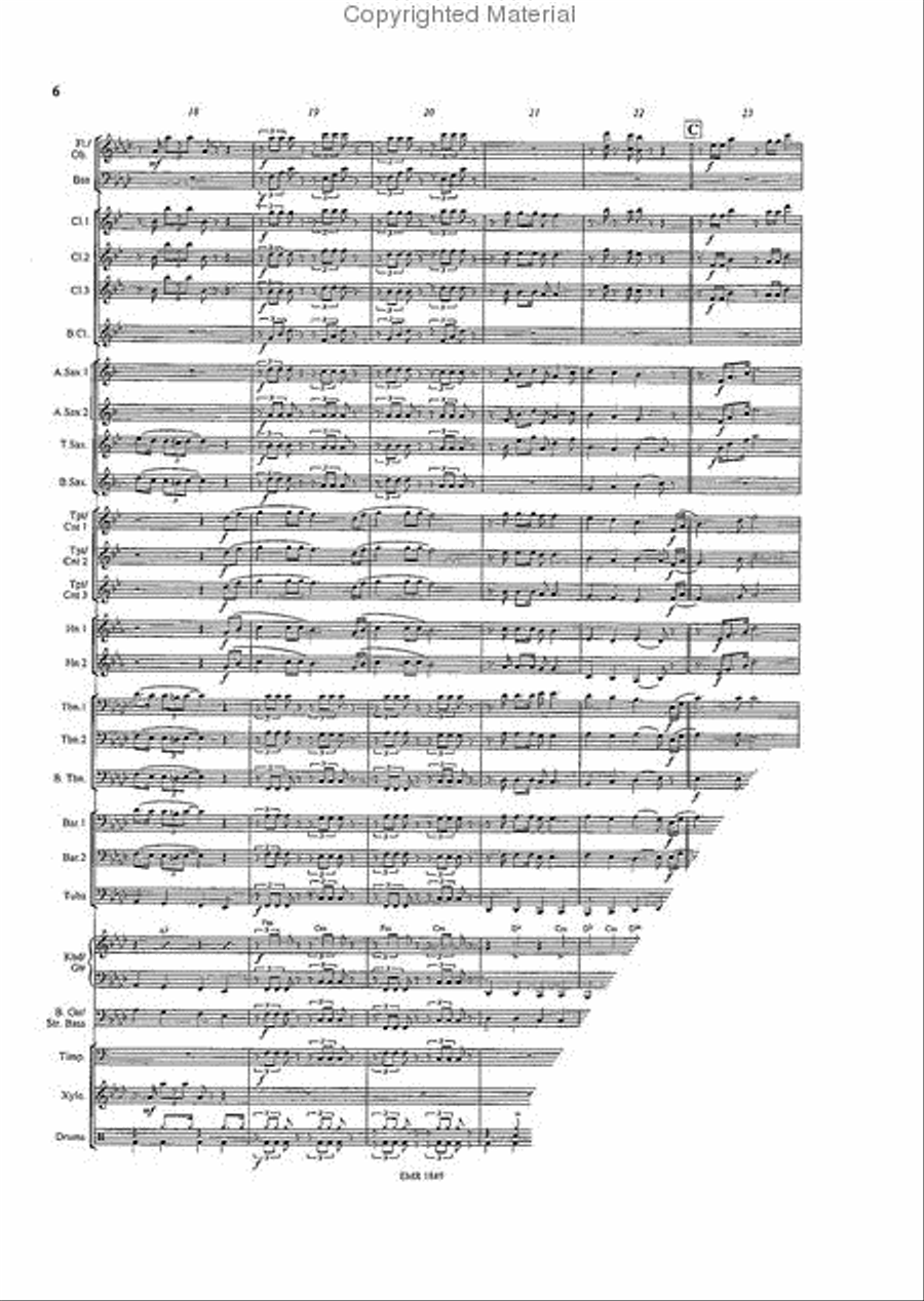 What A Wonderful World Concert Band scores gallery preview page 6