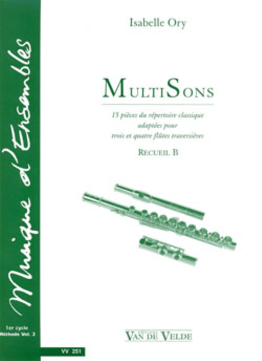 MultiSons - Volume B Flute Quartet scores gallery preview page 1