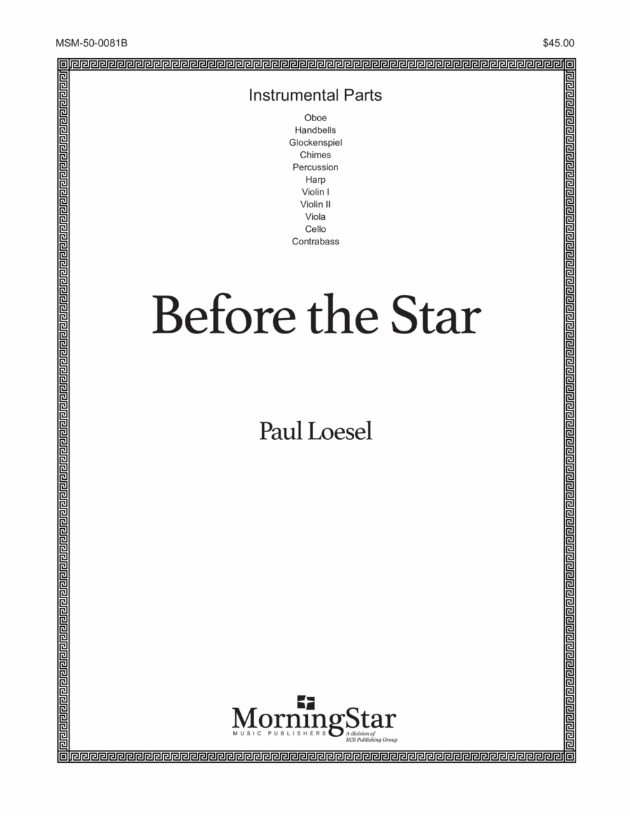 Before the Star Choir scores gallery preview page 1