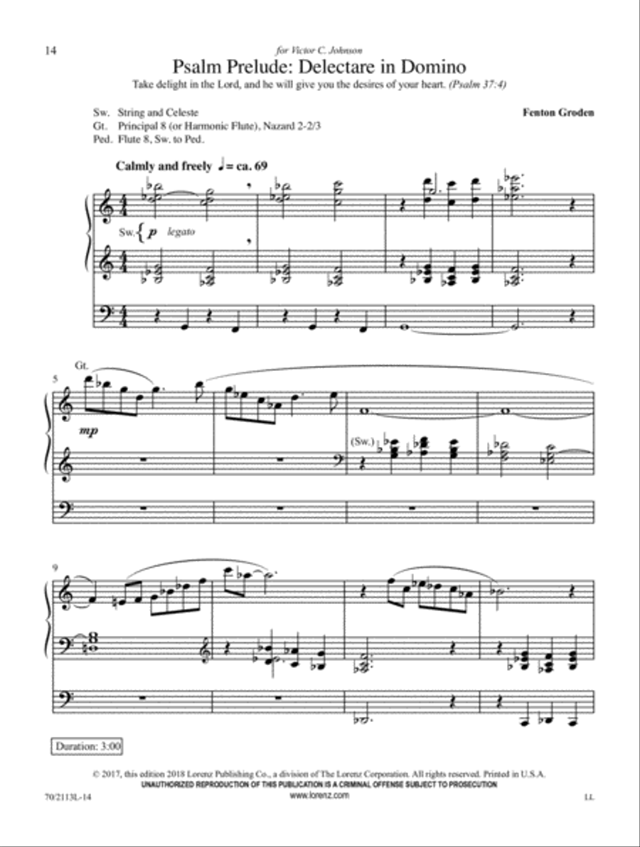 Quiet Reflections Quiet Reflections Organ Solo scores gallery preview page 5