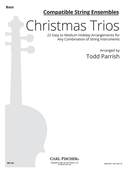 Compatible String Ensembles: Christmas Trios (Bass) image number null
