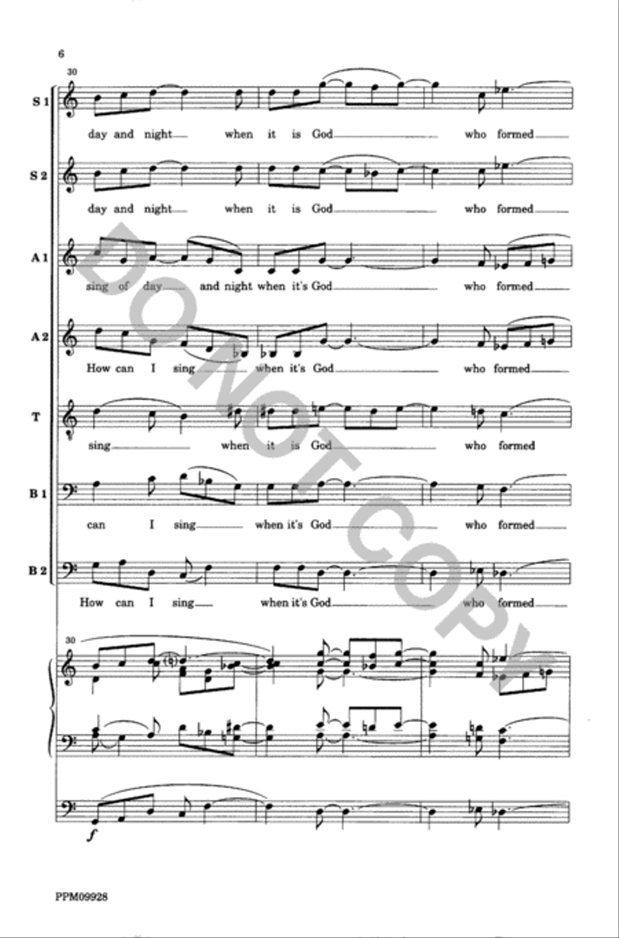 It is to God I Shall Sing Divisi scores gallery preview page 7